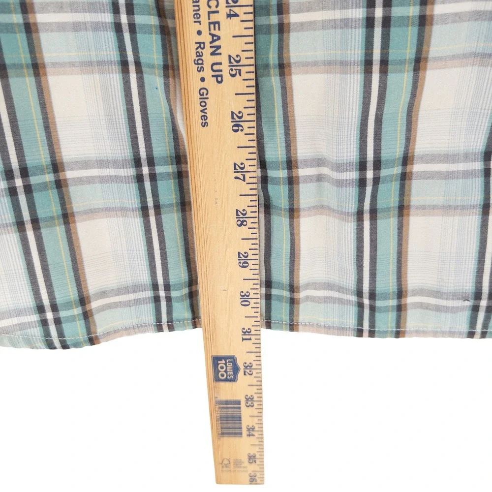 The North Face Mens XL Hammets Shirt Button Up Shirt Plaid Short Sleeve Gorpcore